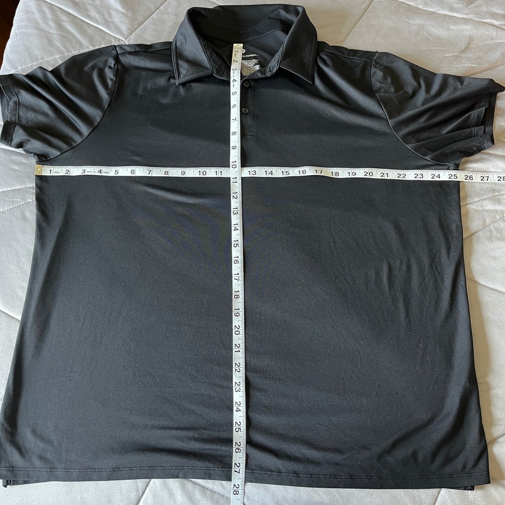 All in Motion Mens XL Black Short Sleeve Polo Shirt - Picture 5 of 5